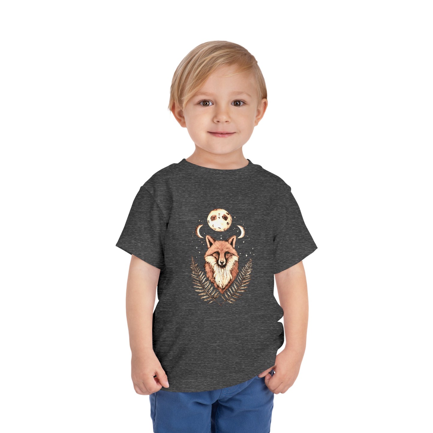 Toddler Short Sleeve 'Midnight Vulpine' Tee