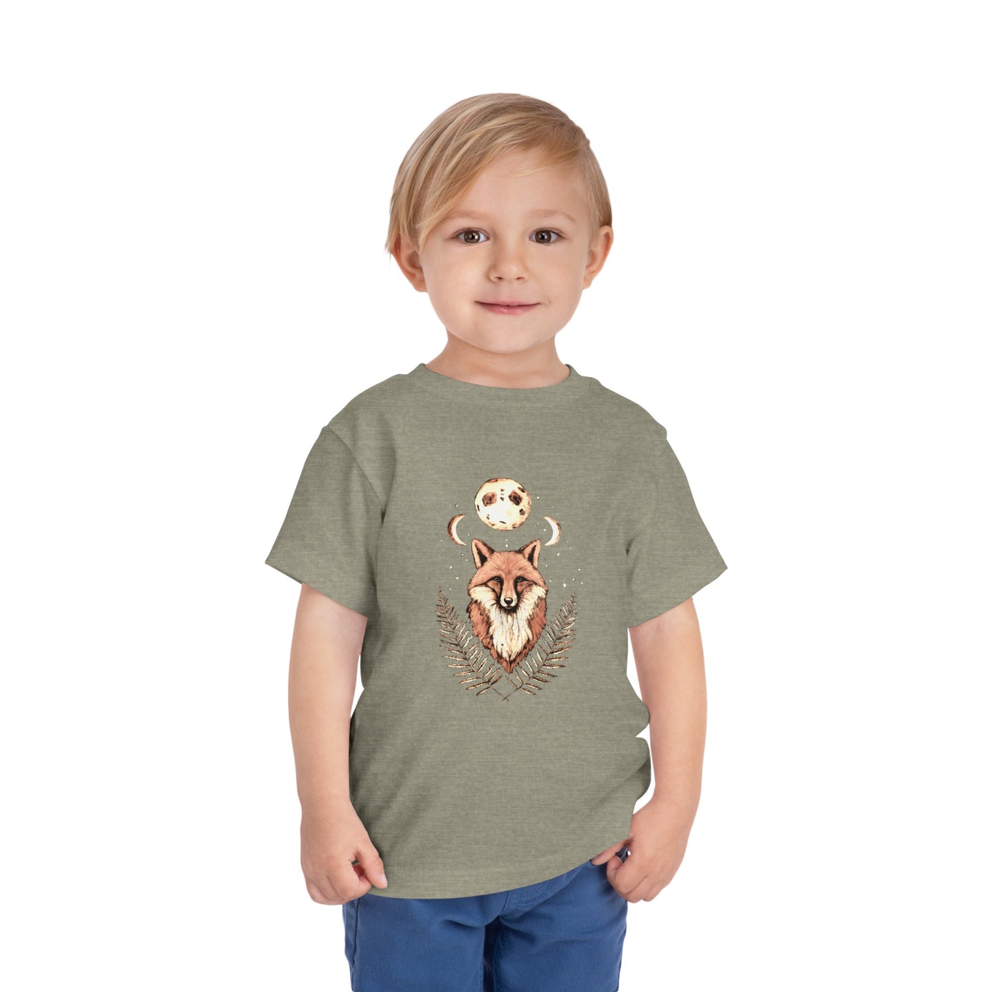 Toddler Short Sleeve 'Midnight Vulpine' Tee