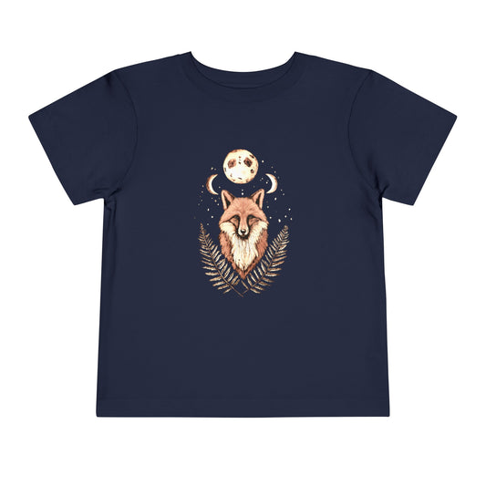 Toddler Short Sleeve 'Midnight Vulpine' Tee