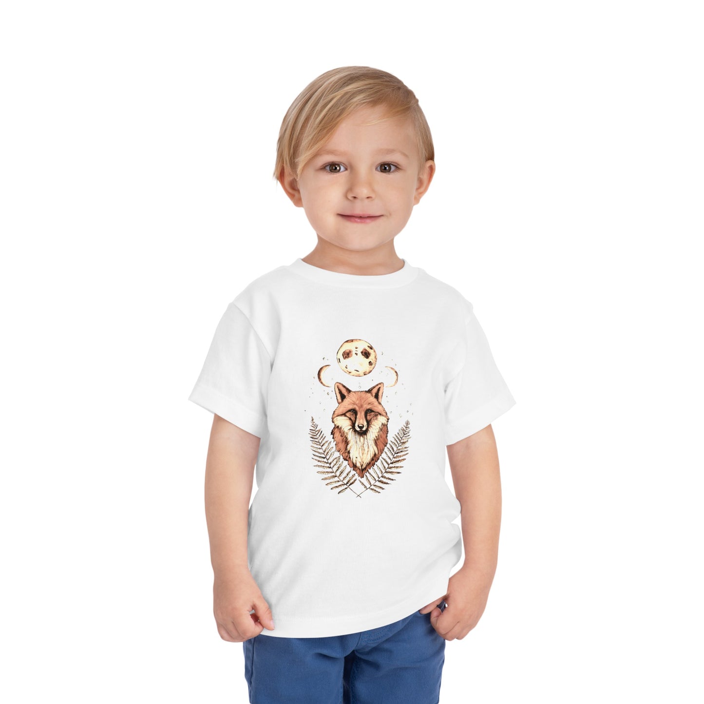 Toddler Short Sleeve 'Midnight Vulpine' Tee
