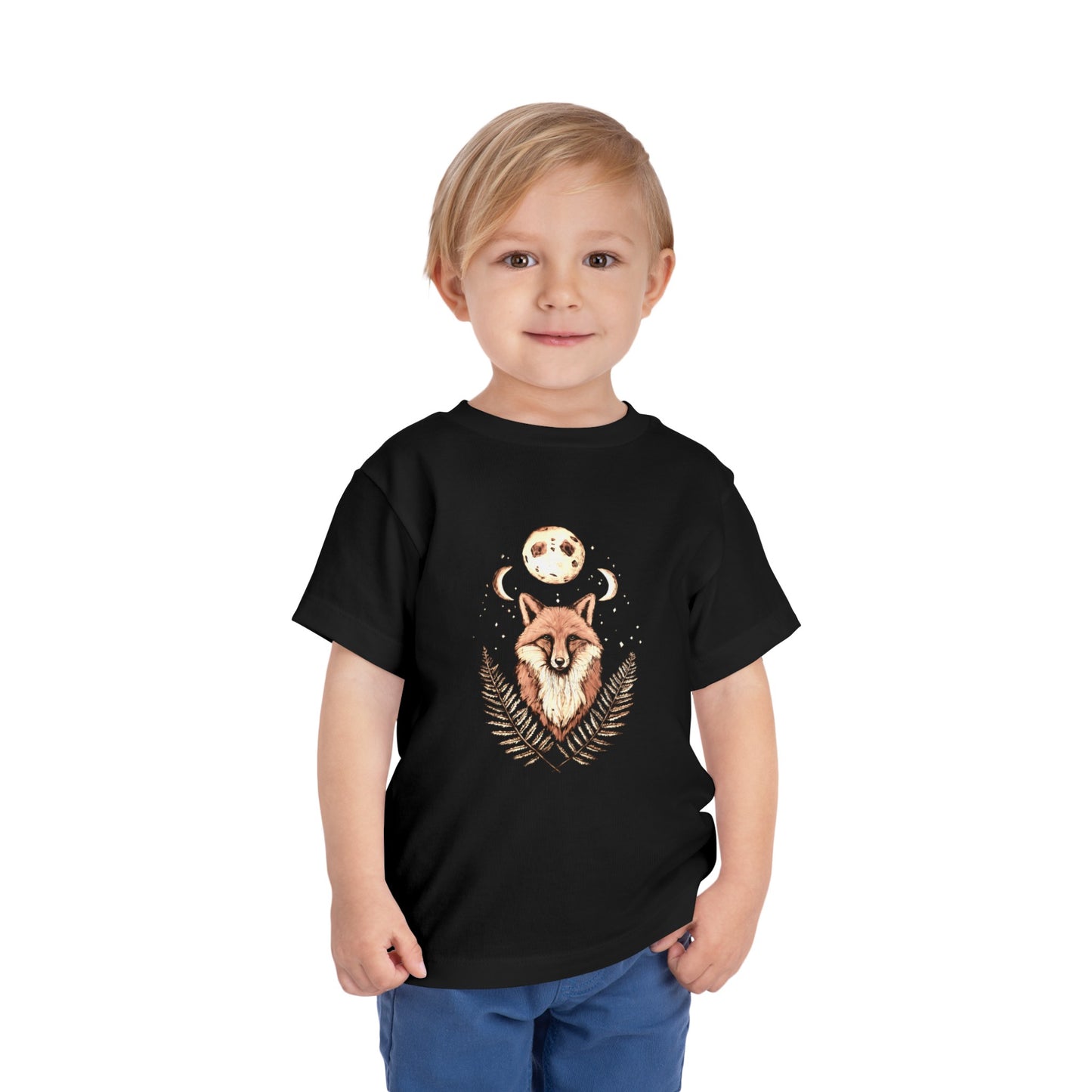 Toddler Short Sleeve 'Midnight Vulpine' Tee