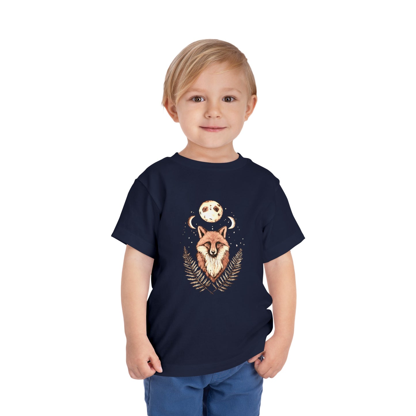 Toddler Short Sleeve 'Midnight Vulpine' Tee