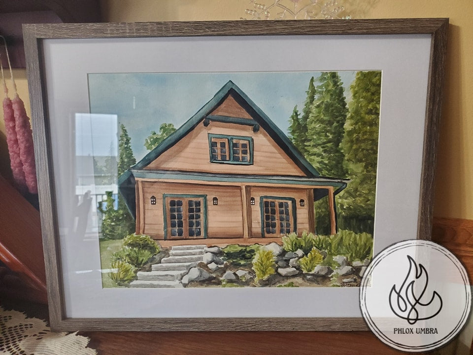 Custom Watercolor House Portraits